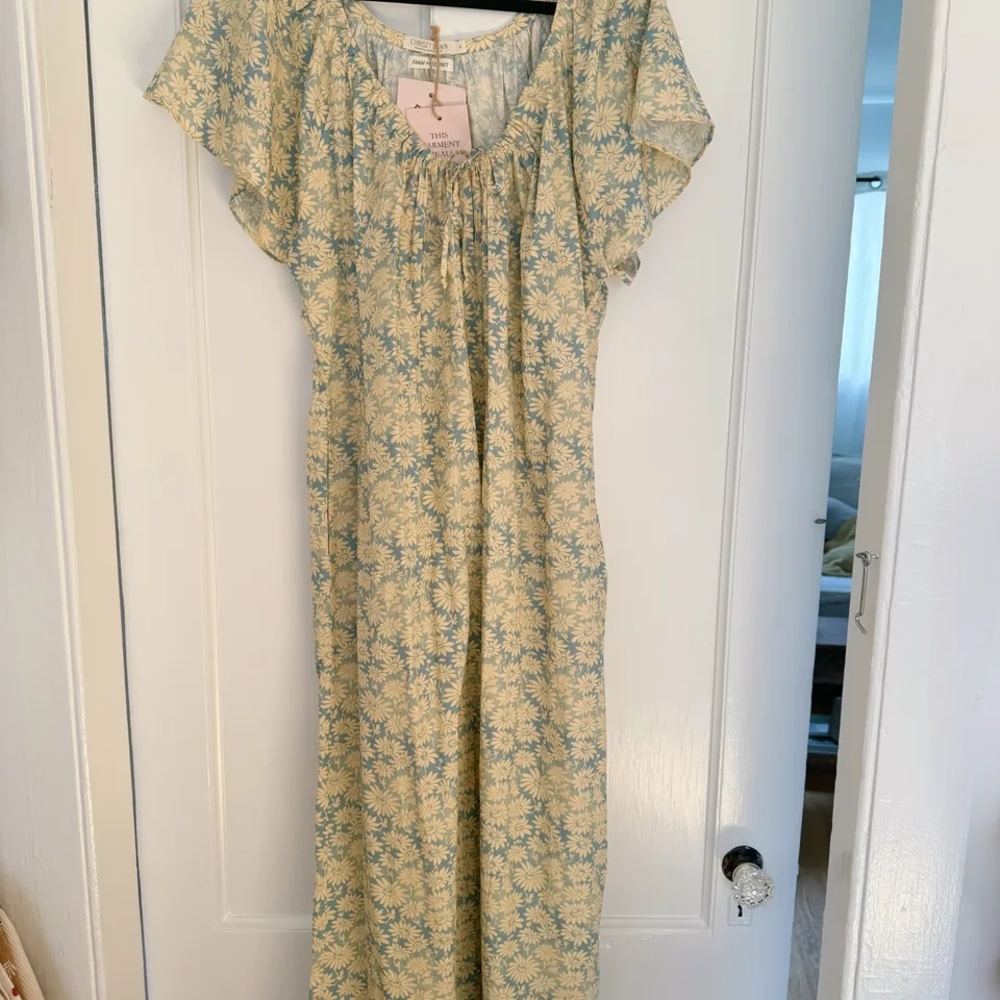 Christy Dawn Ambre Dress Sky Chamomille Size Small